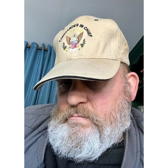 Commander in Chief Presidential Seal beige Cap Hat - Picture 1 of 5